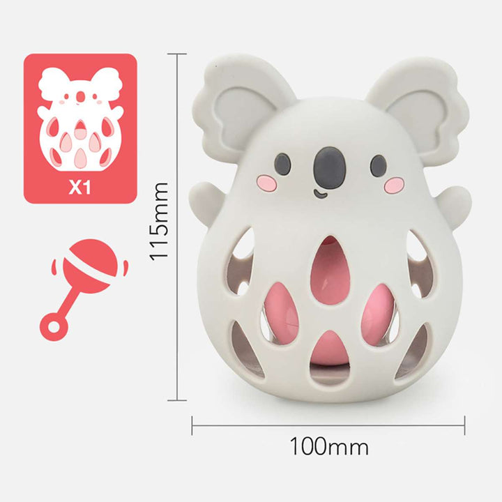 Silicone Rattle - Koala