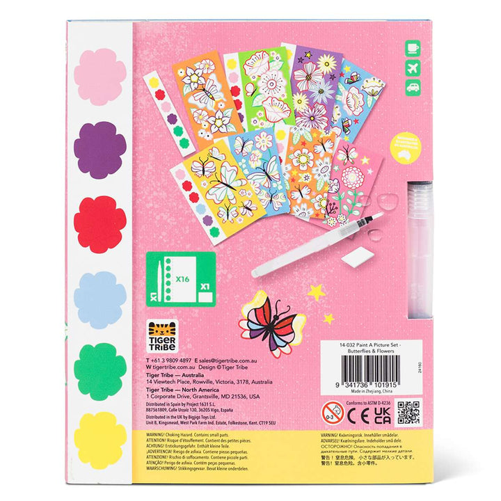 Paint-a-Picture Set - Butterflies & Flowers