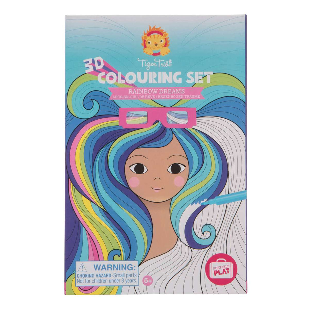 3D Colouring Set - Rainbow Dreams