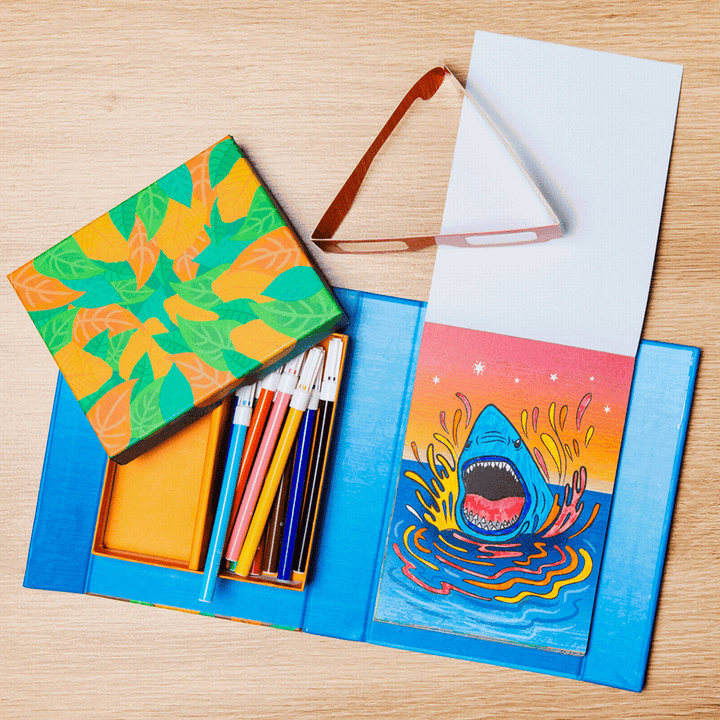 3D Colouring Set - Fierce Creatures
