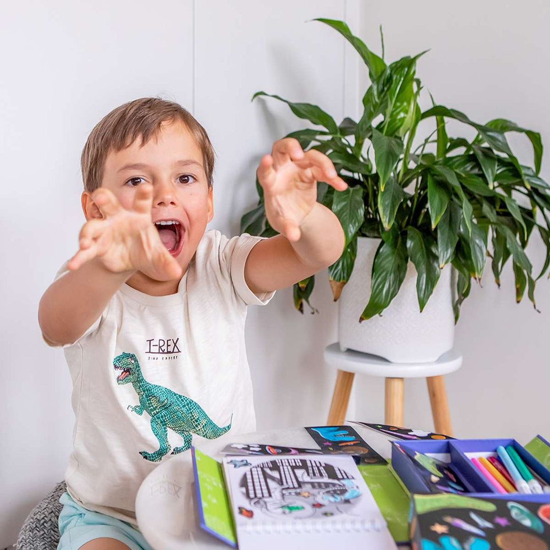 Colouring Set - Dinos In Space