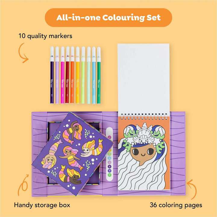 Colour By Numbers - Mermaids and Friends