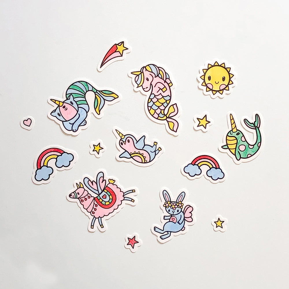 Movable Wall Art Stickers Magical Creatures Tiger Tribe UK TigerTribe